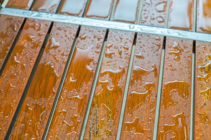 How to make hardwood damaged by water look better