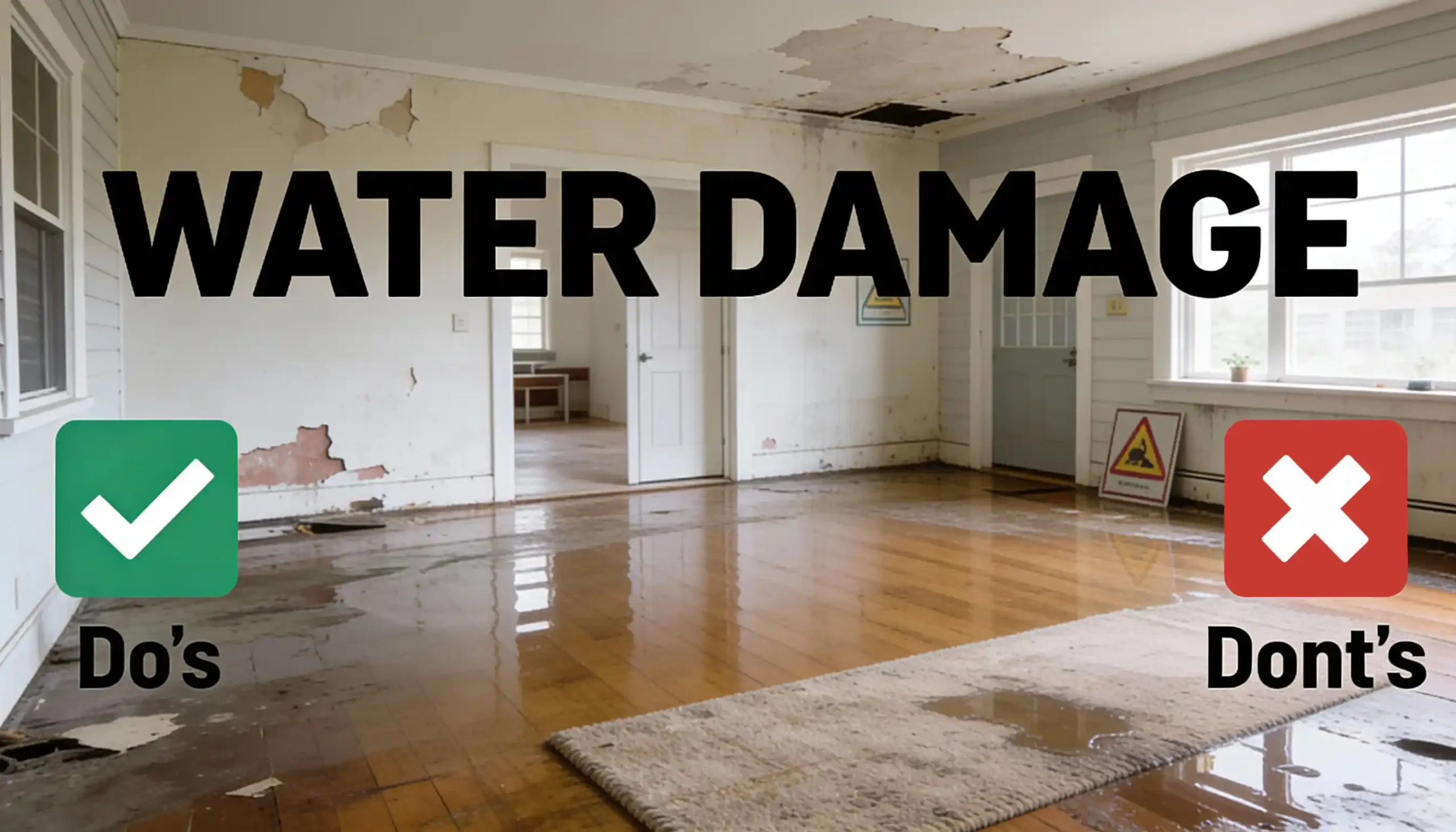 The Dos and Don’ts After Water Damage