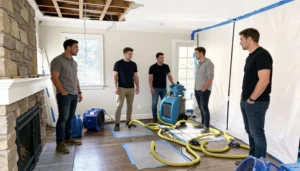 What is included in water restoration