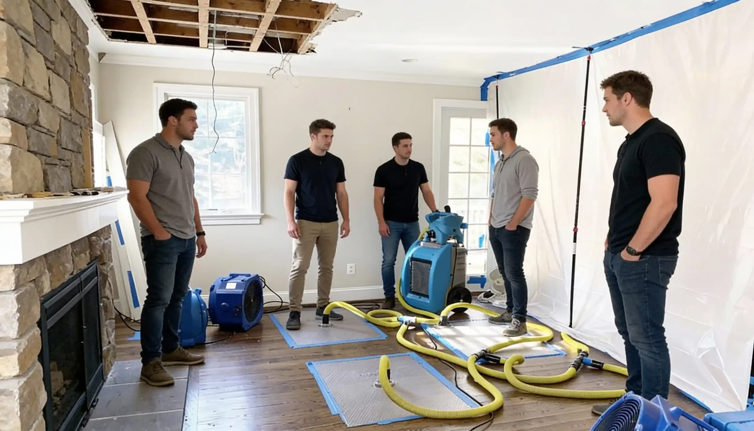 What is included in water restoration