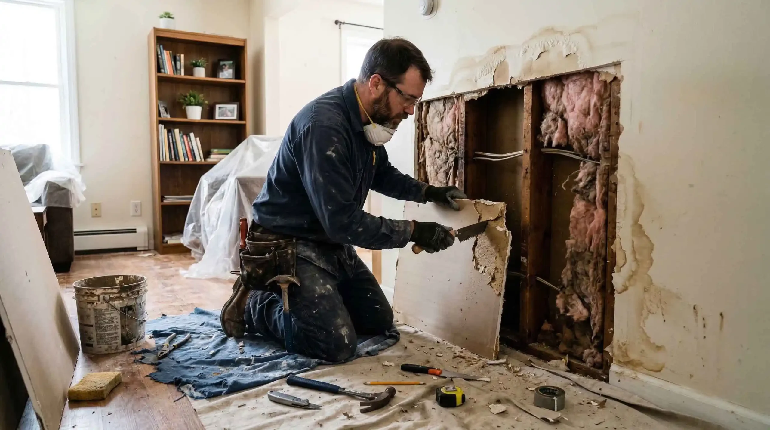 Can Water-Damaged Drywall Be Saved or Should It Be Replaced