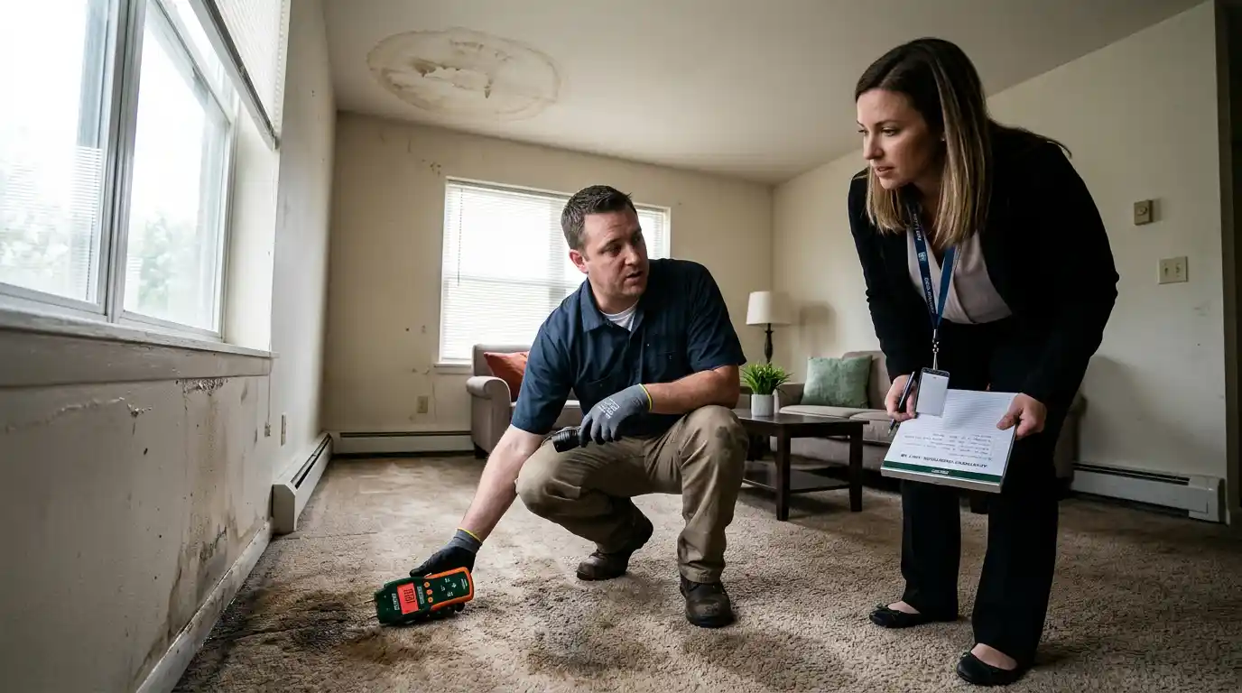 For Landlords How to Respond to Tenant Complaints About Damp Carpet, Water Spots, and Odors