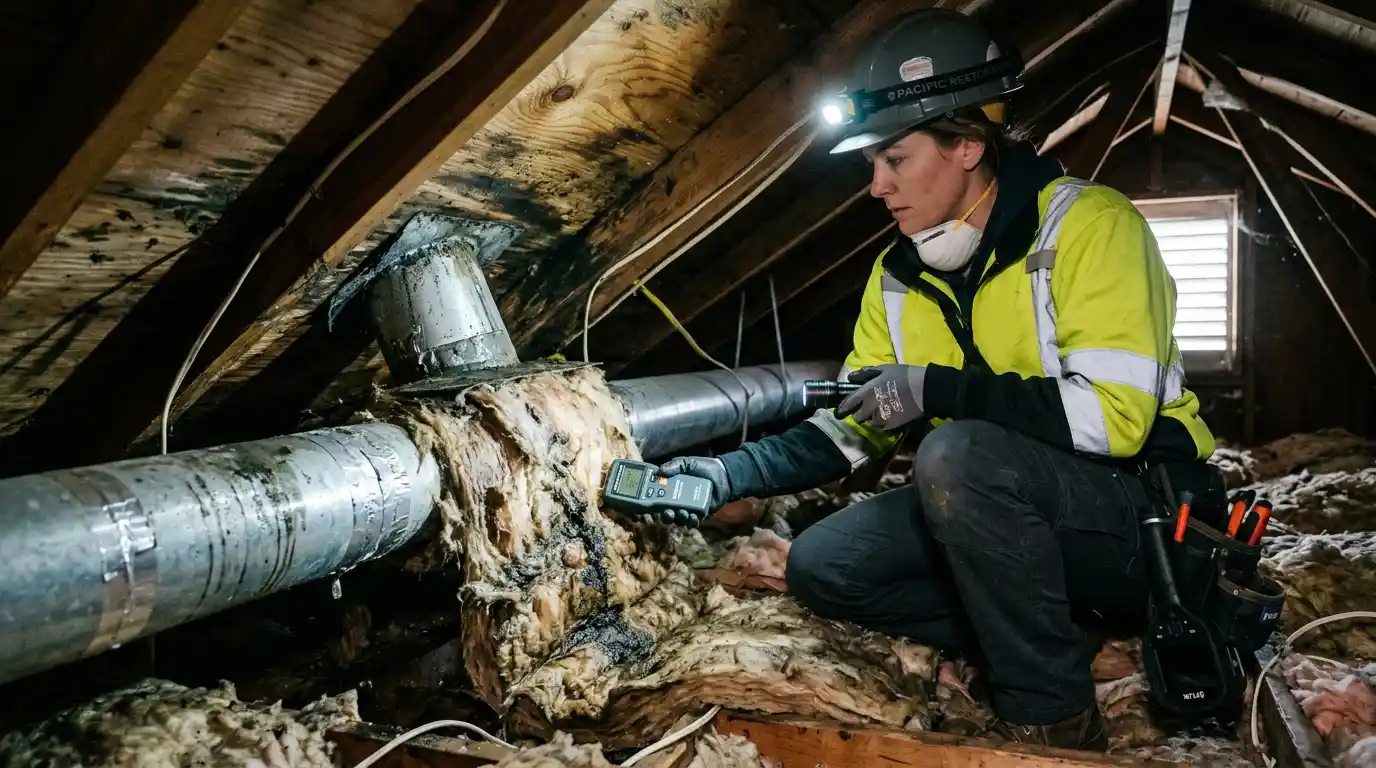 9️⃣ Bathroom Exhaust Fans and Attic Moisture A Common Problem in Oregon Homes