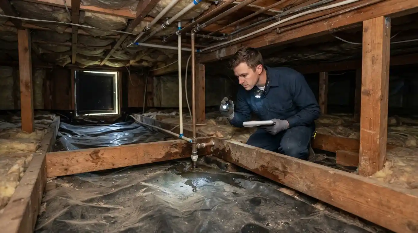 10. Crawlspace Fall Moisture Prep