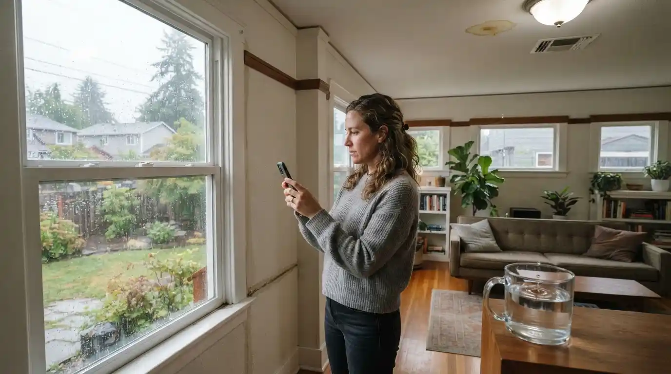 9. First Fall Rain Roof & Window Leaks