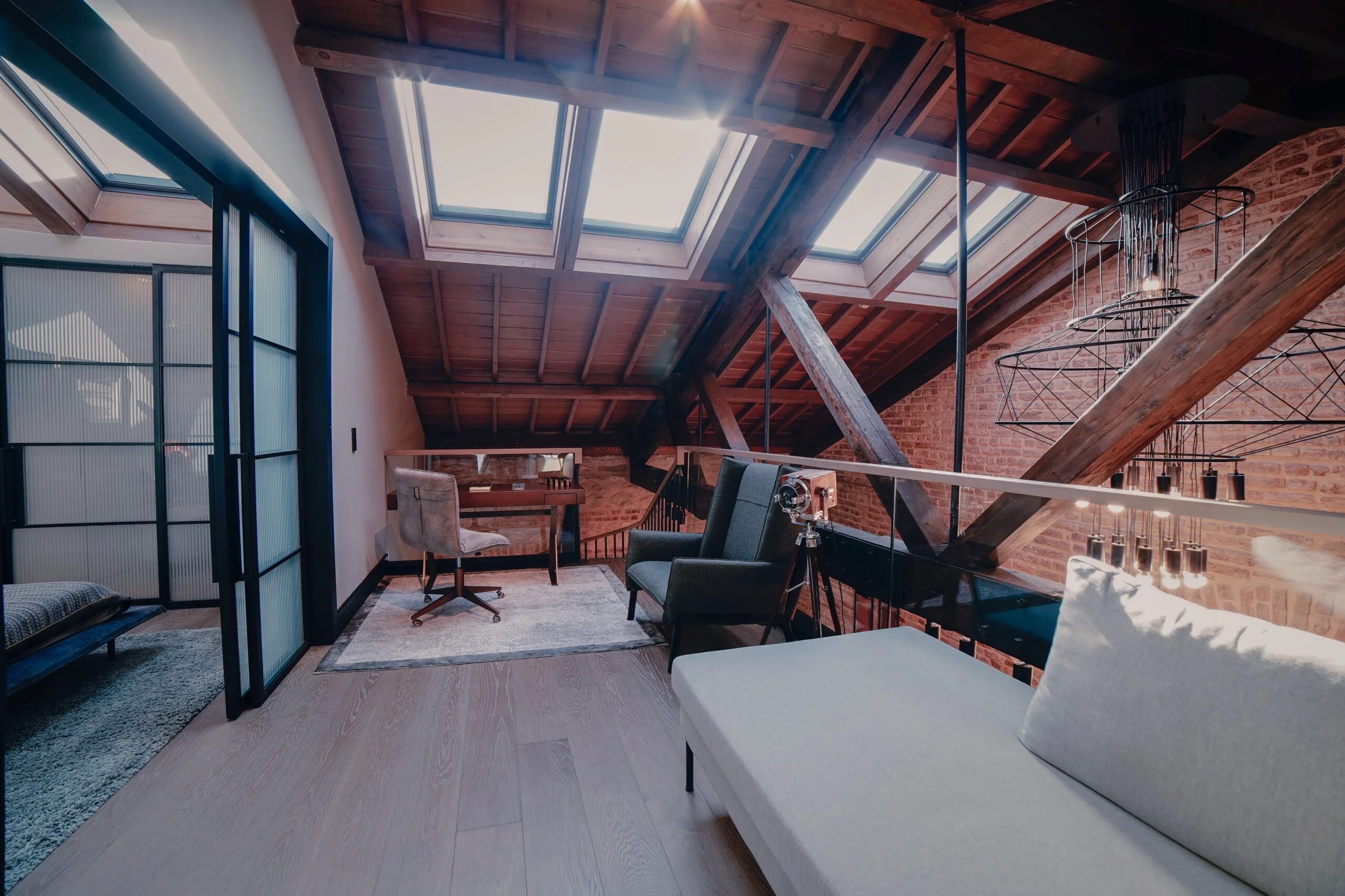Does your attic have signs of water damage? If so, call a professional water damage repair company to treat it and fend off mold.