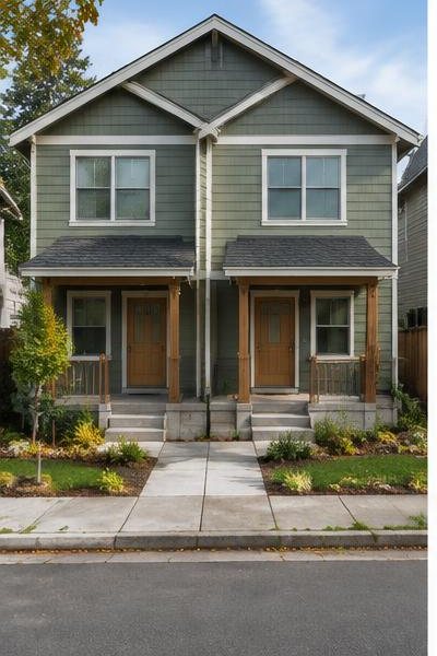 Portland duplex with two separate entrances